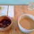 お茶とお菓子 横尾 - 料理写真:お茶とお菓子セット￥１２００(あたたかいおしるこ・チコリのカフェオレ)
