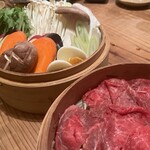 Ozaki beef steamed beef shabu