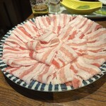 Sakana Izakaya Sunaoya - 黒豚のしゃぶしゃぶ鍋