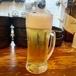 Bar Salud - Cerveza 生グラススタートね！