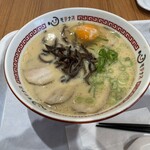 基山パーキングエリア（上り線）スナックコーナー - チャーシュー麺+生玉子トッピング