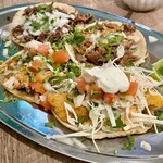 タケリア ラ フォンダ - Tacos Plate 4p おかわり〜