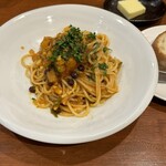 リストランテ野呂 - 鰯と白蕪と畑菜のシチリア風パスタ　