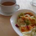 レストラン フォッセ - サラダとスープ