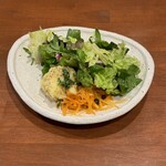 リストランテ野呂 - ランチのサラダ