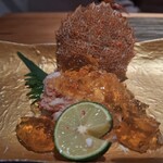 魚と酒 めから鱗 - 金の毛蟹