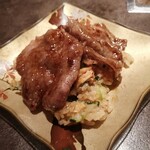 焼肉 うちだ - 石焼きユッケガーリックライス