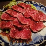 焼肉 うちだ - 和牛炙りタタキ 完成