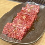 焼肉乃 富士吉 - 厚切りハラミ