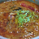 Supaishi Kareroka - 限定カレー　ホタルイカとからし菜のビンダルカレー