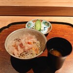 鈴田式 - 蘭王の黄身醤油漬けと花鰹