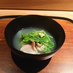 鈴田式 - 蛤と筍､芹の鍋仕立て