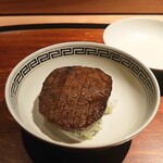 鈴田式 - 黒毛和牛のヒレ肉､山菜の飯蒸し