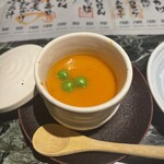 魚貝三昧 げん屋 - お通しに茶碗蒸しは最高