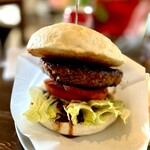 Smile burger - Teriyaki burger with chips