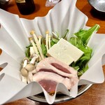 すし土風炉 - 鴨ハリハリ鍋