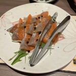 Zenseki Koshitsu Izakaya Shinobuya - 鮮魚のカルパッチョ