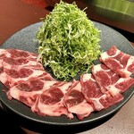 焼肉もちお - タン下と春キャベツのしゃぶしゃぶ