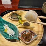 日本料理 崇 - グジのお寿司、箸あげ