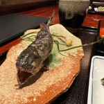 日本料理 崇 - ヤマメの炭火焼き