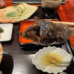 日本料理 崇 - ヤマメの炭火焼き