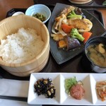 天ぷら和食処 四六時中 - 鱈の黒酢ご飯　