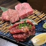 TOKYO焼肉ごぉ はなれ - 厚切り3点盛り