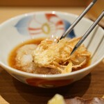 日本橋 蕎ノ字 - 海老頭　天つゆ