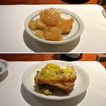 和中華と麺 丹陽 - クラゲの冷製、蒸し豚の回鍋肉