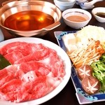 ■イチオシ！牛テールスープの牛肉しゃぶしゃぶ(テールクッパ付)
