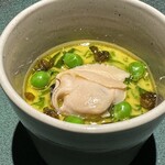 GapricE - 蛤のフラン、魚介の出汁が凝縮され、大変美味しかったです。中に牡蠣や浅利なども入っていました。