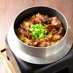 Gyudon (Beef bowl) kamameshi