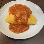 たまごのたまご - オムライスランチのチキンとトマトのチーズオムライス