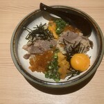 Koshitsu Izakaya Shikinouta - 贅沢炊き込みご飯 ～とろける和牛・濃厚うに・黄金いくら～　二～三人前