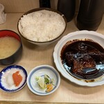 Uokame - 本日の煮魚定食+明太子おろし