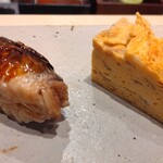 すしやのたい悟 - 穴子と玉子焼き