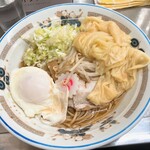 中華そば みたか - ワンタンメン油そば半熟卵付き