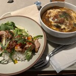 Sign - チャイナタウンフライドチキンライスボウルと焼きチーズカレー