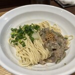 NIBOSHI MANIA - 生鯵の炙りたたき和え玉