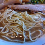 麺屋松三 - 麺アップ