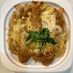 山田うどん 行田バイパス店 - エビフライ玉子とじ丼