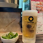 Yatai Gyouza Ponse - メニューに枝豆あるけど、おとおしも枝豆ｗ