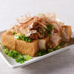 Deep-fried natto with plenty of seasonings