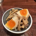 麺処 懐や - おつまみメンマ。え？いいの？この美味しさ＆量があって、この価格で？