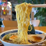 八満食堂 コレコウジツ - 細ちぢれ麺