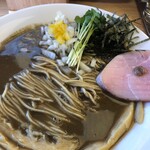 めん処 きよ洲 - パツパツの細麺が濃厚煮干しに合う！