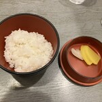 Teuchi Shimada - ご飯とお漬け物
