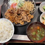 SHURAKU - しょうが焼き定食　1番リッチな1000円　税込