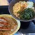 ゆで太郎 - 料理写真:朝カレーセット+ハーフカツ+わかめ