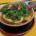 大阪高井田式中華そば 麺屋 7.5Ｈｚ - チャーシュー麺中、味玉、おにぎり